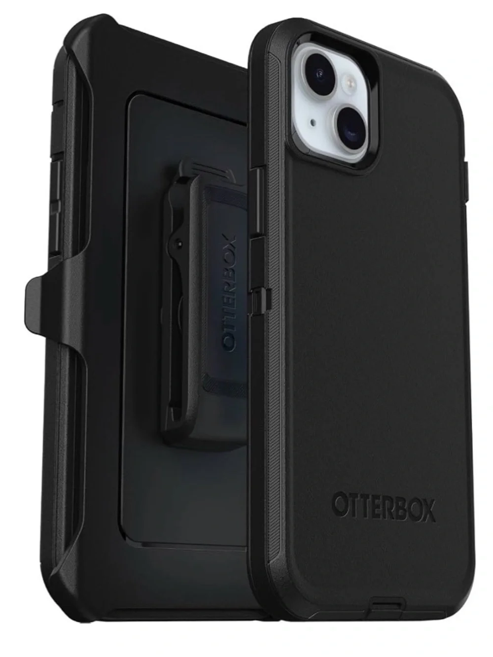 iPhone 15 Plus Black Rugged Case and Clip 🔥🔥🔥✅✅/ New in Box